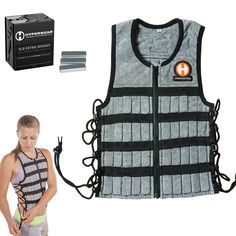 PRICES MAY VARY. Hyperwear Hyper Vest PRO: Ultra-Thin, Adjustable Weighted Vest with Patented Comfort Stretch for Enhanced Fitness Training - Unisex Fit, Small Steel Weights (10 lbs MD) Superior Ventilation: Open side panels and breathable, odor-resistant fabric keeps you cool during any workout or while wearing during the day for bone density and weight loss. Customizable Weight: Comes with 10lbs and adjustable in 2.25oz increments for tailored resistance levels. Versatile Use: Ideal for bodywe Weight Vest, Bodyweight Training, Weighted Vest, Sports Performance, Vest Men, Strength Training Equipment, Body Weight Training, Vest Designs, Bone Density