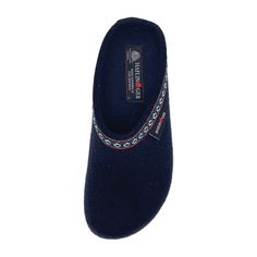 Experience unparalleled comfort and timeless style with the Haflinger Franzl Women's Blue Wool Slippers. Expertly crafted from premium wool, these slippers offer a cozy fit and breathable comfort, perfect for lounging at home or casual outings. The durable, non-slip sole provides reliable grip, making them ideal for year-round indoor and outdoor use. Embrace a blend of traditional craftsmanship and modern fashion with these chic blue slippers—your go-to choice for everyday luxury.  Our Haflinger Haflinger Shoes, Blue Slippers, Wool Slippers, Everyday Luxury, Cozy Fits, Everyday Luxuries, Blue Wool, Modern Fashion, Natural Wool