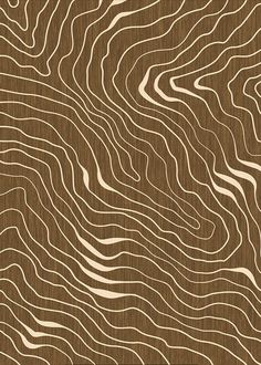 a brown and white background with wavy lines