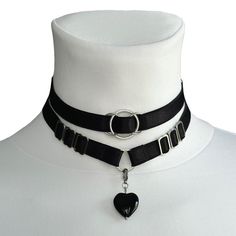 Set of Two Elastic Chokers with Removable Pendant This set includes two adjustable elastic chokers that perfectly fit around your neck. The pendant is attached with a high-quality jewelry clasp, allowing you to easily remove or attach it to either of the chokers. All metal components are made from premium stainless steel, ensuring durability and a stylish look.  Ideal for mixing and matching with your outfits! ⁕ Please note that the colors in the photo may have slight differences ⁕ SHIPPING USA: Standard delivery 7-21 days Express delivery 5-12 days Contact me if you have any questions ❤ Trendy Adjustable Party Choker, Emo Adjustable Choker For Parties, Adjustable Rave Choker For Gift, Adjustable Rave Choker As Gift, Adjustable Rave Choker For Gifts, Trendy Adjustable Black Choker, Trendy Black Adjustable Choker, Adjustable Resizable Choker, Punk Adjustable Choker Necklace