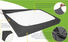 the instructions for how to use an inflatable mattress with no sheets on it