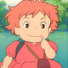 ponyo #fashion #1 #aesthetic #pinterest #pfp #icon #ghibli #animeicons Cute Gibli Icon, Gibli Studio Icon, Ponyo Aesthetic Icon, Studio Ghibli Aesthetic Icon, Pfp Studio Ghibli, Gibli Studio Aesthetic, Pfp Ghibli, Anime Chibi Pfp, Chibi Studio