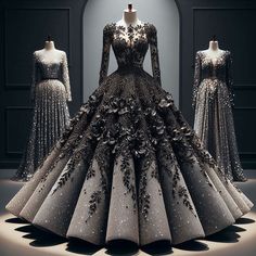 A beautiful fashionable frock design Black Dress Frock, Aesthetics Dress, Princess Frock, Roleplay Outfits, Princess Frocks, Fairy Gown, Black Wedding Gowns, Fairytale Gown, Latest Bridal Dresses