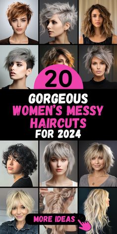 24 Short Hairstyles for Round Faces You Can't Miss Short Hairstyles For Round Faces, Messy Haircut, Natural Ombre, Pixie Bob Haircut, Short Hair Styles For Round Faces, Burgundy Hair, Pixie Bob, Round Faces, Bob Haircut