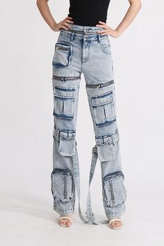 Details: Material: Denim Type: Regular Waist Length: Long Fit Type: Regular Fit Elastic: Yes Size(Inch) Waist Hips Length S 38.2 27.6 42.1 M 39.8 29.1 42.5 L 42.1 31.5 43.1 XL 44.9 33.9 43.5 Tips: Due to the many variations in monitors, the color in the image could look slightly different, please take physical design and color shall prevail. Please allow 0.4"-1" differs due to manual measurement. About Shipping • Processing It usually takes 2-5 business days for your order，while some items may t Tulle Maxi Dress, Cargo Pants Outfit, Split Maxi Dress, Multicolor Dress, Washed Jeans, Ruffled Maxi Dress, Waist Length, Hip Length, Pants Outfit