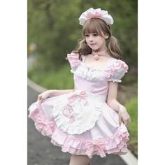 Option: Dress+Apron+Headwear+Bows+Choker, Dress+Apron+Headwear+Bows+Choker+Petticoat Color: Black, Pink Pink, Light Pink Size: S, M, L, XL, 2XL, 3XL, 4XL, 5XL Unit: CM Bust Length Waist Suggest Weight Suggest Height S 80 77 69 40kg 155cm M 85 78 72 45kg 160cm L 87 80 77 55kg 165cm XL 97 82 87 60kg 170cm 2XL 103 85 93 65kg 175cm 3XL 107 86 98 70kg 180cm 4XL 111 88 104 75kg 185cm 5XL 116 89 113 80kg 190cm * 1cm ≈ 0.3937 inchNote: There may be 2-3cm error due to manual measurement. If you need size Cat Kingdom, Cosplay Maid, Bow Choker, Dress Apron, Dark Academia Clothing, Anime Lingerie, Choker Dress, White Stockings, Kawaii Dress