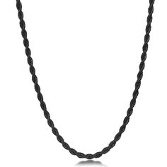 PRICES MAY VARY. Sturdy: High quality 316L stainless steel black chain necklace for men, sturdy black necklace chain for everyday wear Hypoallergenic: Smooth Lead-free, nickel-free and hypoallergenic men chain necklaces, comfortable for your sensitive skin Size: Light weight 0.12" width, 24" length black necklace for men. Wear alone or with your favorite pendant for a personal statement Shiny: High-polished men's necklace , more reflective and shiny than standard black mens necklace chain Gift f Mens Black Chain Necklace, Mens Necklace Chain, Black Chain Necklace, Men Chain, Polished Man, Mens Chain, Chain Necklace For Men, Necklaces For Men, Chain For Men