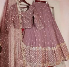 Lilac Lehenga, Patiyala Suits, Engagement Lehenga, Mirror Work Lehenga, Lehenga Choli For Women, Choli For Women, Sabyasachi Lehenga, Georgette Lehenga