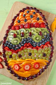 there is a cake made to look like fruit