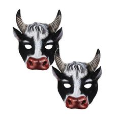 Welcome to the FmogiIEW Store! Carnival Easter Party Performance Props Half Face PU Foaming 3D Realistic Animal Cow Features: It fits the description and it's scary enough to scare kids The overall appearance is good and comfortable to wear Animal head , Halloween Fool's Day prop, masquerade , rave party horror prop KTV party half face cow Easter gift is here Easter Party Show needs props Cow PU Foaming 3D animal Product Description: Carnival Easter Party Performance Props Half Face PU Foaming 3 Donkey Head Mask Diy, Novelty Black Masks For Carnival, Rabbit Skull Mask, Pig Mask Creepy, Cow Face Mask, Carnival Party Favors, Carnival Festival, Mardi Gras Carnival, Mardi Gras Beads