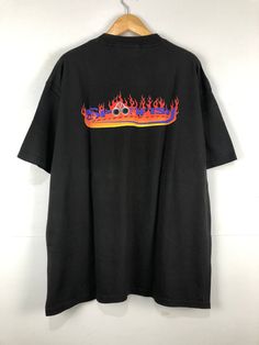 "Vintage Spoonfish Skateboard Locks T-Shirt Spoon Fish Pre-owned: Good condition, no holes or stains Size XL Measurement Pit to pit 24\" Length 30.5\" I do combined shipping $3 for next t-shirt Please let me know if you have any question before buying." Black Graphic Tee For Surfing, Casual Black T-shirt For Surfing, Black Graphic Print T-shirt For Surfing, Casual Skateboarding T-shirt With Back Print, Casual T-shirt With Back Print For Skateboarding, Skateboarding Short Sleeve T-shirt With Back Print, Weird Shirts, Vintage Polo Ralph Lauren, Sports Sweatshirts