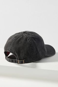 Always ready for every adventure, the Wanderlust Baseball Cap is your go-to finishing touch, whether running for coffee (or running for that flight). | The Wanderlust Paris Baseball Cap by Anthropologie in Black, Women's, Cotton 50 Fashion, Black Fits, Color Coding, Baseball Cap, Flight, Anthropologie, Baseball, Paris, Running