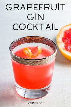 Are you looking for a delicious variation on the classic negroni? This Grapefruit Gin Cocktail changes it up by using the flavors of the Negroni as its base with the addition of fresh squeezed grapefruit juice to make a new awesome cocktail. #mixeddrink #gincocktails #grapefruitcocktails #gin Grapefruit Negroni, 2024 Cocktails, Grapefruit Gin Cocktail, Aperitif Drinks, Classic Negroni, Campari Cocktails, Sip And Feast, Pour Decisions, Negroni Cocktail