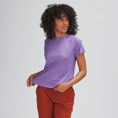 For all of our fast-paced activities around town, from the trailhead to the tavern, we created the versatile Venture Crew for on-the-go performance anywhere. This classic top is crafted with a stretchy blend that moves with us and wicks moisture during our most active days while also fighting the buildup of funky odors to ensure we still feel, smell, and look fresh by the end of the adventure. Stretch Solid Top For Outdoor Activities, Stretch Recycled Polyester Tops For Outdoor, Sporty Solid Tops For Outdoor Activities, Functional Sports Top With Upf 50+, Functional Sports Tops With Upf 50+, Functional Tops For Outdoor Activities In Solid Color, Functional Solid Tops For Outdoor Activities, Sporty Tops With Upf 50+ For Outdoor Activities, Nylon Athleisure Tops For Outdoor Activities