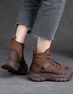 Toe Walking, Platform Boots Chunky, Leather Hiking Boots, Summer Boots, Boots Waterproof, Chunky Heels Boots, Boots Winter, Chunky Heels Sandals, Walking Boots