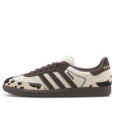 adidas originals x notitle Samba OG 'Cow' ID6024 Adidas Og, Samba Shoes, Dr Shoes, New Rock, Shades Of Beige, Swag Shoes, Classic Sneakers, Dream Shoes