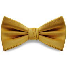 * Sleek satin finish
 * Pre-tied for convenience
 * Size-adjustable strap Classic Gold Bow Tie For Business, Gold Classic Bow Tie For Business, Dapper Gold Bow Tie For Formal Occasions, Gold Dapper Bow Tie For Formal Occasions, Elegant Solid Color Bow With Tie Back, Elegant Solid Bow Tie, Elegant Solid Color Bow, Elegant Solid Color Business Bow Tie, Elegant Bow With Butterfly Knot For Black-tie Events