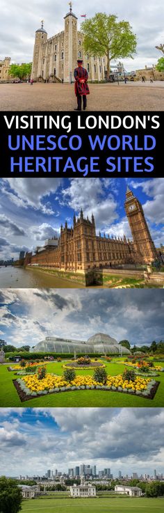 an image of the front and back sides of london's unesso world heritage sites