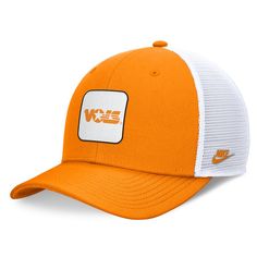 Show off your Tennessee Volunteers spirit with this Legacy Rise Mascot Trucker Adjustable hat from Nike. This cap features a roomy, high-depth design that's perfect for both sport and style. The embroidered throwback team patch across the front panels adds a touch of classic flair, while the four mesh mid and rear panels provide a breezy feel, ensuring you stay cool and comfortable all day long. This hat offers a comfortable and structured fit with a mid crown, making it an ideal choice for any Tn Vols Football, Vols Football, Crown Making, Tn Vols, Tennessee Orange, Tennessee Volunteers, Hats For Sale, Adjustable Hat, Orange White