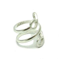 Stylish sterling silver ring,925/1000. Stamped 925. Approximate weight 4.5 grams. Top width 2.1cm. All our jewels are made from solid sterling silver 925/1000 and are carefully crafted by hand in our family workshop. We dispatch your orders in 5 working days, worldwide and the postage is $5. We ship registered priority mail. Please allow 5-7 working days for delivery in Europe and 10-15 working days outside Europe. For any questions - please do not hesitate to contact me! Sterling Silver Ring With Open Band In Silver Color, Silver Sterling Silver Ring With Open Band, Sterling Silver Open Band Silver Ring, Silver Hallmarked Open Band Ring, Sterling Silver Rings Stamped 925, Silver Open Band Hallmarked Rings, Formal Sterling Silver Open Band Ring, Silver Open Ring Hallmarked, Sterling Silver Open Band Ring Stamped 925