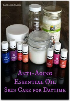 Essential Oil Anti Aging, Essential Oil Skin Care, Creme Anti Age, Face Creams, Essential Oils For Skin, Oil Skin Care, Young Living Oils, Day Time, Skin Care Recipes