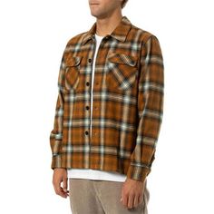 Katin's heavyweight Shiloh Flannel is a cozy addition to our winter camping and cold-weather wardrobe. The cotton fibers keep heat close, and a slightly oversized fit layers comfortably with our favorite tees and sweaters. Relaxed Fit Shacket For Fall Outdoor Activities, Relaxed Fit Shacket For Outdoor Fall Activities, Brown Fall Shacket For Outdoor, Plaid Cotton Outerwear For Outdoor Activities, Plaid Outerwear For Fall Outdoor Activities, Brown Fall Outdoor Shacket, Fall Flannel Outerwear For Streetwear, Flannel Outerwear For Fall Streetwear, Winter Outdoor Relaxed Fit Shacket