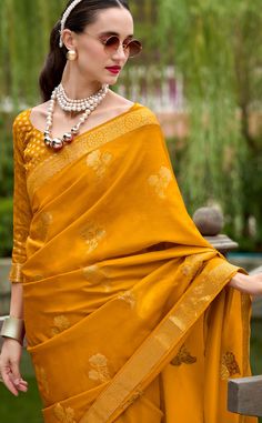 Classy and Elegant Silk Saree Best for Gifting Someone Who is Special Your Mother, Sister, Wife Etc FABRIC : Soft Satin Silk Saree in Yellow Color with weaving work Type : Designer Wear, Simple Wear, Traditional Pattern, Festive Wear Style : Indian Dress, Traditional Saree,Sarees For All Ocassion Stitch : Blouse UnStitched ( Stitching if customer want) Wash : Dry Clean Only Free Shipping Worldwide yellow silk saree For Wedding, yellow silk saree with green Blouse,Yellow Silk Saree For Haldi, Silk Saree Designs, Saree New designs, Haldi dress For Bride,yellow saree,yellow saree blouse, sari,yellow sareehaldi,yellow saree ready to wear,organza saree,silk saree Note : Color Might be light in original Buy Latest indian wedding sarees,dresses, saree, lehenga,bridal lehenga,salwar kameez,saree,s Pre-draped Saree For Puja Festivals, Festive Slub Silk Traditional Wear For Ceremonies, Slub Silk Lehenga For Traditional Ceremonies And Festivals, Zari Weaving Lehenga For Puja, Traditional Slub Silk Saree, Navratri Slub Silk Blouse Piece For Traditional Ceremonies, Traditional Drape Blouse Piece For Navratri Ceremonies, Festive Slub Silk Pre-draped Saree For Puja, Festive Slub Silk Pre-draped Saree For Traditional Ceremonies