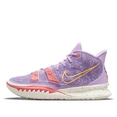 Colorful Nike Basketball Shoes, Basketball Kyrie Irving, Vb Shoes, Kyrie Shoes, Kyrie Irving Shoes, Bookmark Art, Kyrie 7, Unique Sneakers, Family Coloring