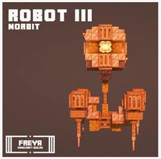 an image of robot ii from the video game, frevn's minecraft bliss