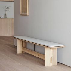 Bench A-B01: Upholstered + Medium - 70.8 + Pure Oak + Coda Living Bench Seating, Bench Seat With Floating Shelves, Bench Wooden Scandi Seating, Narrow Seating Bench, Japanese Bench, Keiji Ashizawa, Case Study Houses, Entry Bench, Oak Bench