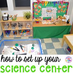 the science center is set up for kids to learn how to set up your science center