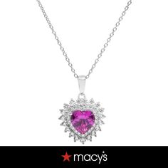 in stock Macy's Jewelry For Valentine's Day, Elegant Heart Charm Necklace From Macy's, Elegant Macy's Necklace With Heart Charm, Elegant Heart Shaped Necklace From Macy's, Macy's Heart Cut Necklace For Gifts, Elegant Macy's Necklaces For Valentine's Day, Elegant Heart-shaped Macy's Necklace, Elegant Macy's Heart Necklace, Elegant Heart Shaped Macy's Necklace