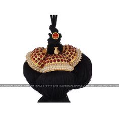 "Design by Classical Dance Jewelry® ❥ Ball Jada Kuchulu/Kunjalam/Kupullu for traditional and trendy hair styles for the hair which is used for Bharatnatyam, Kuchipudi, Kathak Dance performances for Hair Decoration in Dance, Weddings and Events ❥ A beautiful Tassel Jada Kuchulu/Kunjalam/Kupullu suited for all occasions ❥ Suitable for Classical Dances, ethnic wear and saris ❥ Light Weight and easy to use with black thread in the ends to tie. ❥ The size (length) of Ball Jada Kuchulu/Kunjalam/Kupull Traditional Jhumkas For Puja, Traditional Jhumkas For Puja And Festivals, Traditional Jhumkas With Zari Work For Puja, Traditional Jhumkas With Cutdana For Puja, Ceremonial Gota Work Tikka For Festivals, Traditional Cutdana Jhumkas For Puja, Navratri Puja Tikka With Motifs, Traditional Zari Work Jhumkas For Puja, Navratri Puja Tikka With Latkans