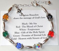 Crystal Bracelet Ideas, Making A Bracelet, Prayer Ideas, Rosary Jewelry, Church Nursery, Bible Activities, Womens Ministry