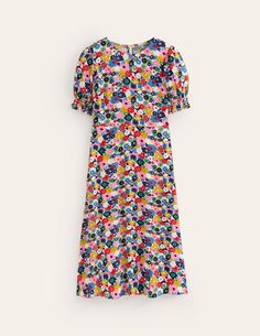 Smocked cuffs and a figure-skimming bias-cut give the Corinne midi dress a point of difference. Show it off from AM to PM. Am To Pm, Tea Dress, Smocking, Midi Dress, Tea, Quick Saves