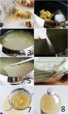 the steps to make an egg mixture in a saucepan