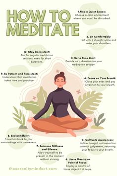 Here's a quick guide on how to meditate for beginners. Learn more on our blog! Meditation For Beginners Spiritual Tips, How To Meditate Before Bed, How To Begin Meditation, Meditation For Studying, Meditating For Beginners, How To Mediate, What Is Meditation And How To Do It, How To Meditate For Manifestation, How Meditate