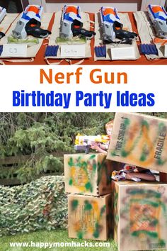 Boredom Busters For Kids, Base Ideas, Nerf Party, Birthday Party Treats, Boredom Busters, Goody Bags, Outdoor Activities For Kids, Kids Party Games