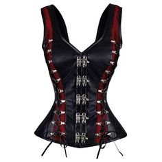 Elevate your lingerie game with this Sexy Contrast Mesh Panel Insert Black Leather Corset with Thong! 💋✨ Perfect for a modern and vintage fusion look. Available in a wide range of sizes from 3XS to 7XL. #Corset #Lingerie #MeshInserts #VintageVibes #WonderWomanStyle Gothic Leather Corset For Party, Black Leather Corset For Club Wear, Mode Steampunk, Steel Boned Corsets, Corset Fashion, Gothic Clothes, Gothic Corset, Overbust Corset, Corsets And Bustiers