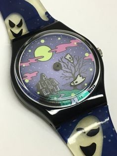 Hand Design, Retro Watches, Tombstone, Watch Collection, Purple Black, Haunted House, Samsung Gear Watch