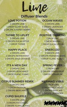 Doterra Lime, Doterra Blends, Doterra Diffuser, Essential Oil Combinations, Doterra Essential Oils Recipes, Essential Oil Diffuser Blends Recipes, Young Living Essential Oils Recipes, Essential Oils Guide, Lime Essential Oil