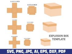 cardboard boxes with different sizes and shapes