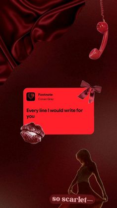 #lyrics #red #love #conangray #footnote Red Love, Conan Gray, Writing, Grey, Red