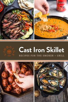 cast iron skillet recipes for the smoker and grill