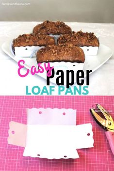 easy paper loaf pans for kids to make