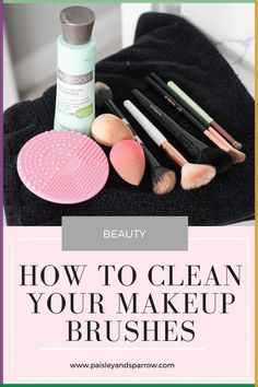 How to clean your makeup brushes! Makeup brush cleaner and other products to clean your brushes at home. Step by step guide. Cleaning Makeup Brushes, Clean Makeup Brushes, Cheap Beauty Products, Flawless Makeup Application, Cleaning Guide, Makeup Brush Cleaner, Stunning Makeup, How To Clean Makeup Brushes, Beauty Games