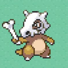 the pixel art is very cute and it looks like an animal