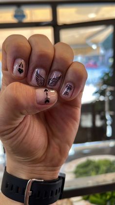 Nail Polish Ideas For Men, Nail Designs For Men Simple, Cool Emo Nail Designs, Guys Manicure Design, Mens Black Nail Designs, Men’s Fingernail Design, Men’s Nailart, Gel Nails For Guys, Nail Art Design Men