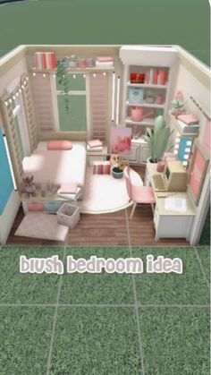 a small doll house is shown with the words bush bedroom idea