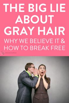 Is the fear of looking old holding you back from ditching the dye? Let's break the cycle! This post debunks the biggest myth about gray hair and reveals the empowering truth. Discover how embracing your natural silver can be a beautiful and confident choice! Lies Hurt, 1920s Hair, Natural Gray Hair